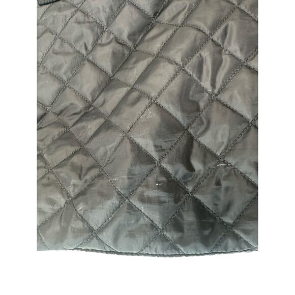 Kate Spade Black Quilted Work Bag Office Casual Business Nylon Tote Bag - Picture 3 of 15